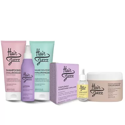 Offerta Speciale: HAIR JAZZ - per averli spessi e forti: vitamine, lozione, shampoo, balsamo, maschera e fluido